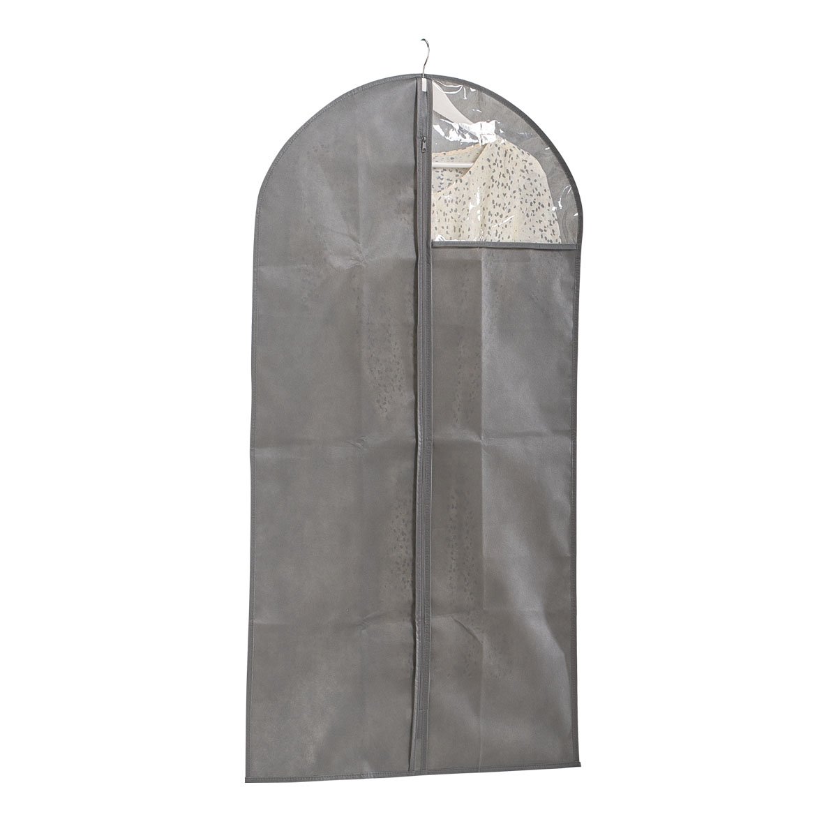 zeller-present-home-living-kleiderh-lle-grau-vlies-mit-fenster image 1