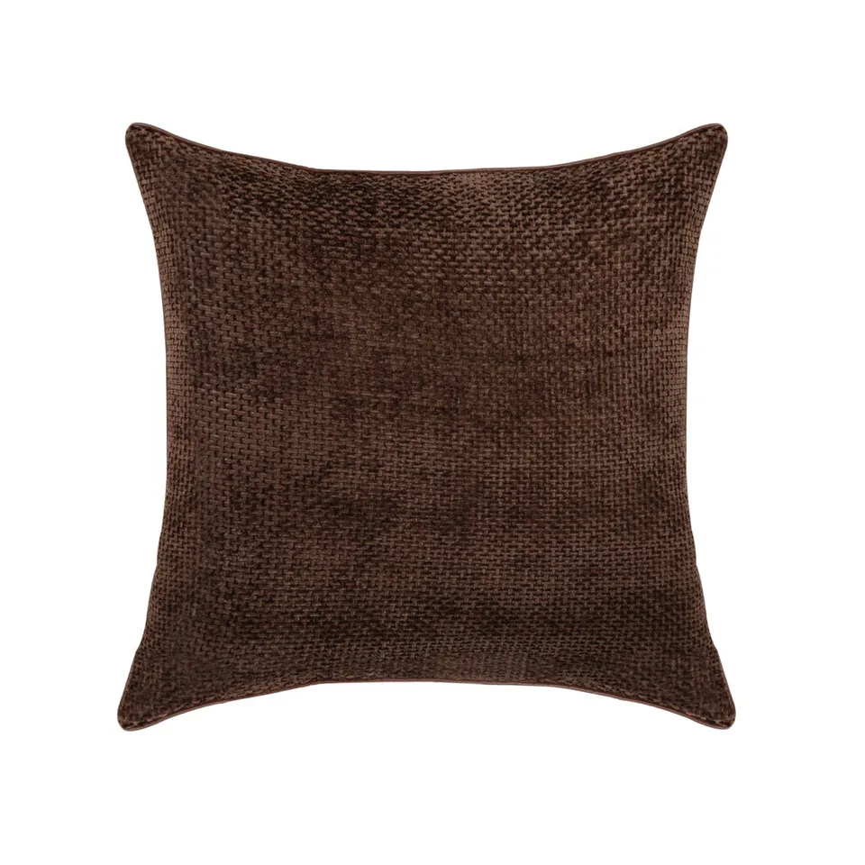 andrea-house-kissen-50x50-braun-chenille-quadratisch image 1