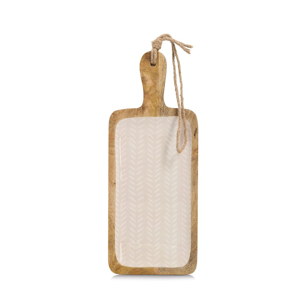 zeller-present-k-che-servierbrett-mangoholz-beige-mit-kordel image 3