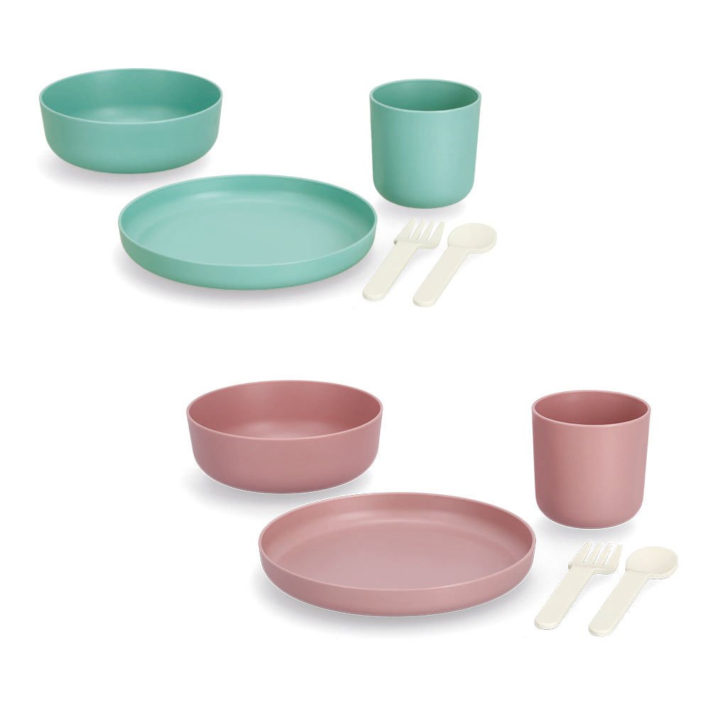 zeller-kids-kinder-geschirr-set-5-tlg-kunststoff-ros image 4