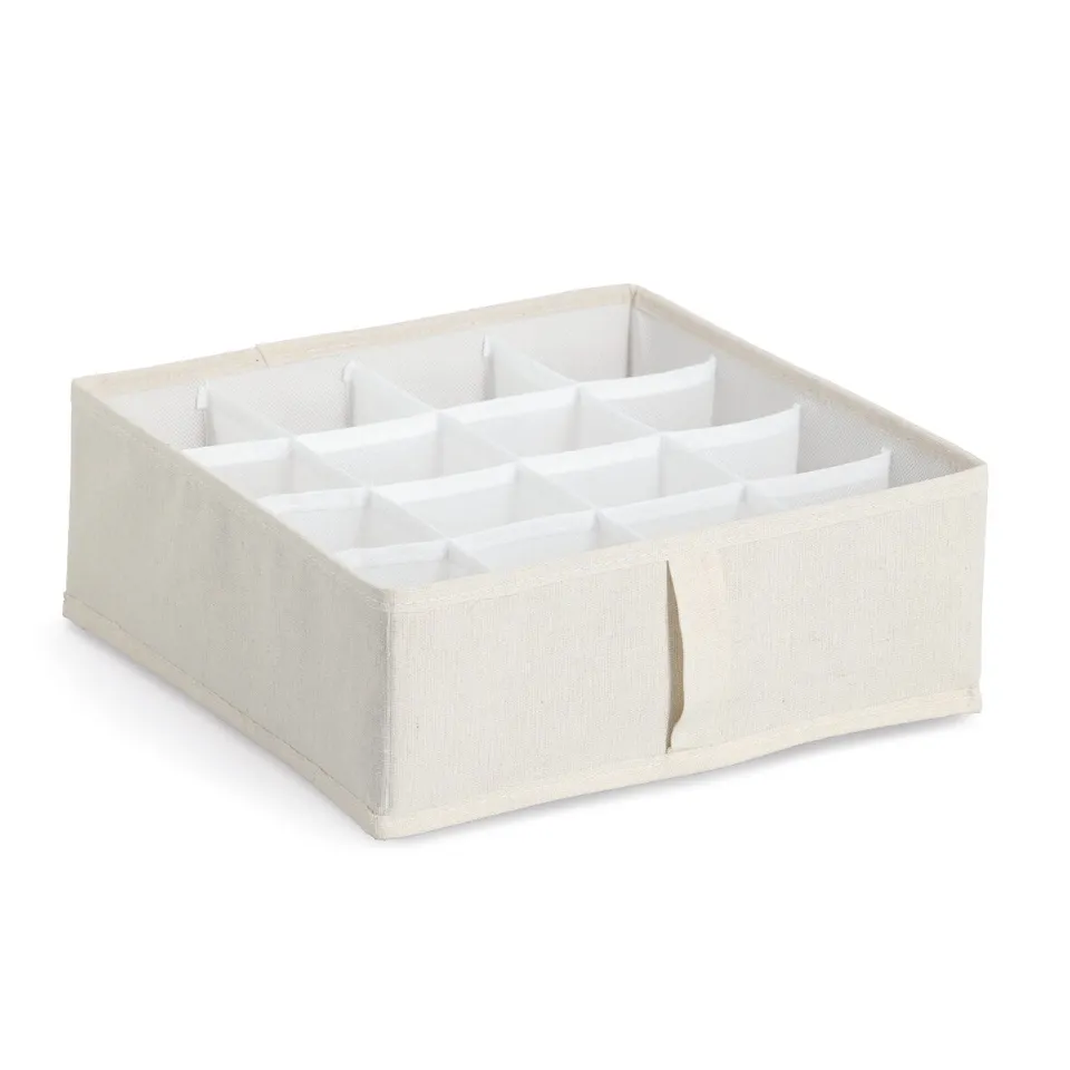 zeller-present-home-living-aufbewahrungsbox-16-f-cher-polyester image 1