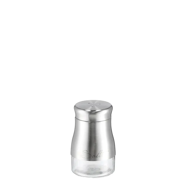 zeller-present-k-che-salzstreuer-salt-glas-edelstahl image 1