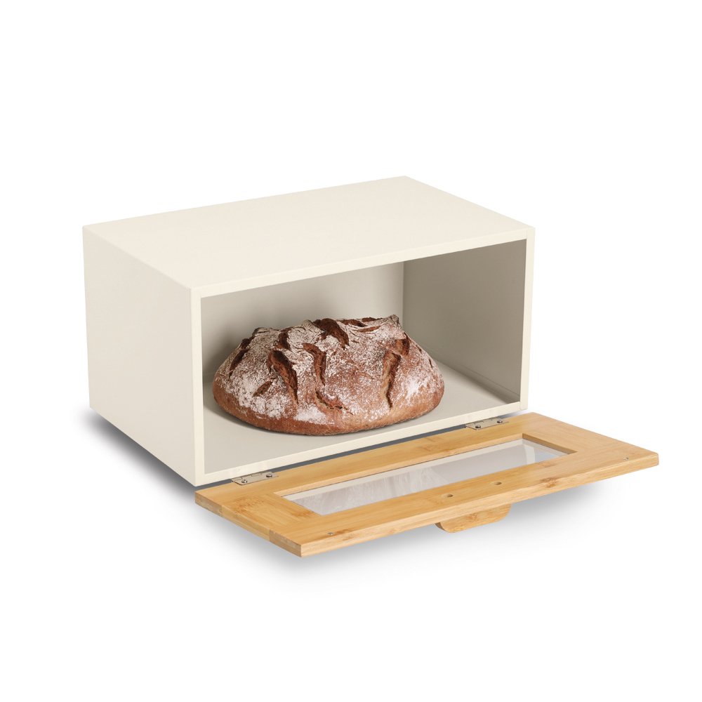 zeller-present-k-che-brotkasten-metall-bambus-beige-mit-klappe image 6