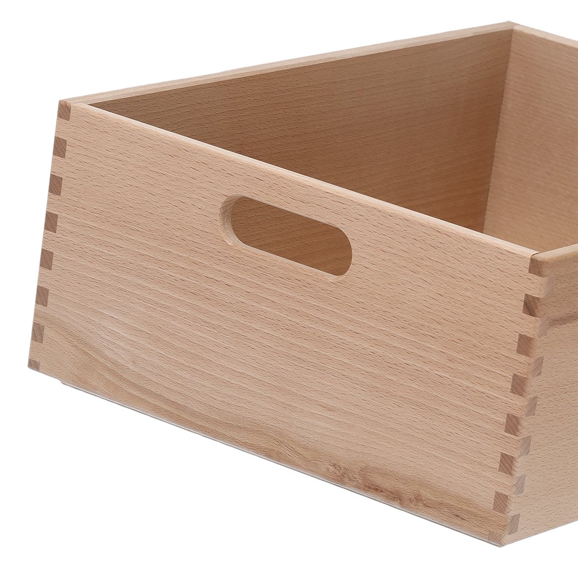 zeller-home-allzweckkiste-buche-lackiert-mit-griffen-stapelbar image 5