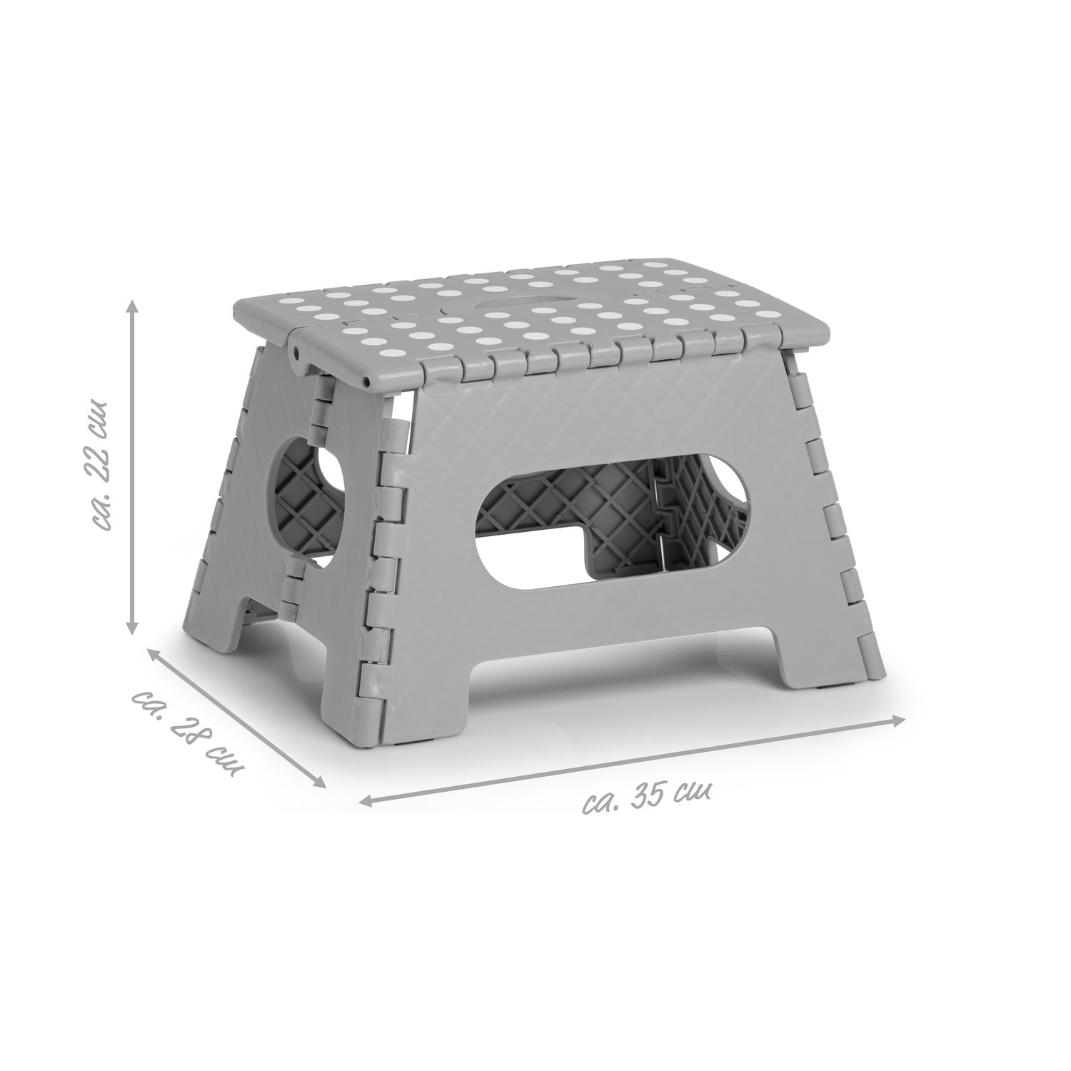 zeller-present-home-klapphocker-kunststoff-grau-150-kg image 2