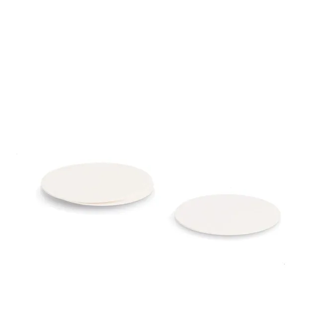 zeller-present-glasuntersetzer-set-4-tlg-kunstleder-wei image 1