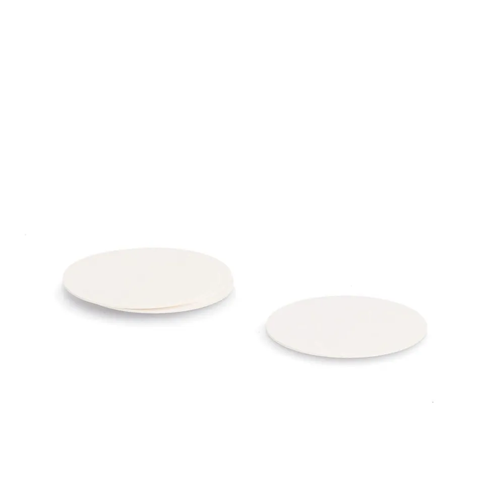 zeller-present-glasuntersetzer-set-4-tlg-kunstleder-wei image 1