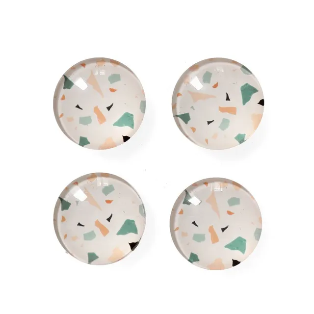 zeller-present-office-magnet-set-terrazzo-4-tlg image 1