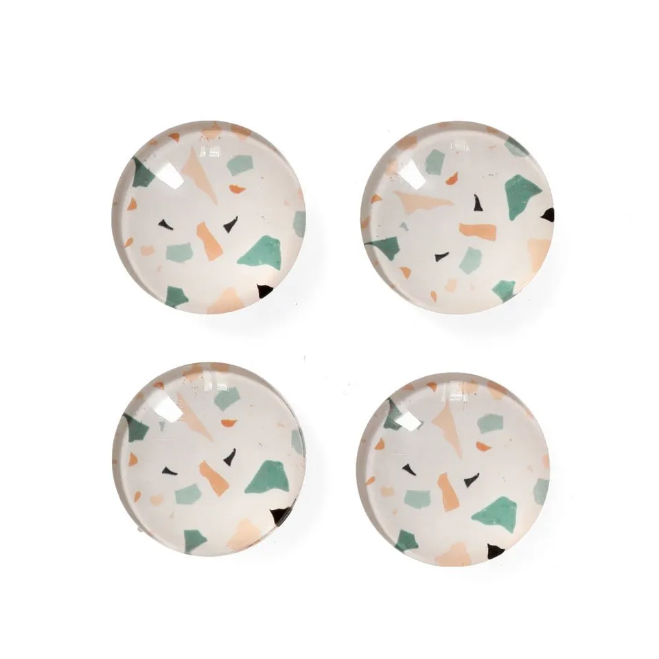 zeller-present-office-magnet-set-terrazzo-4-tlg image 1