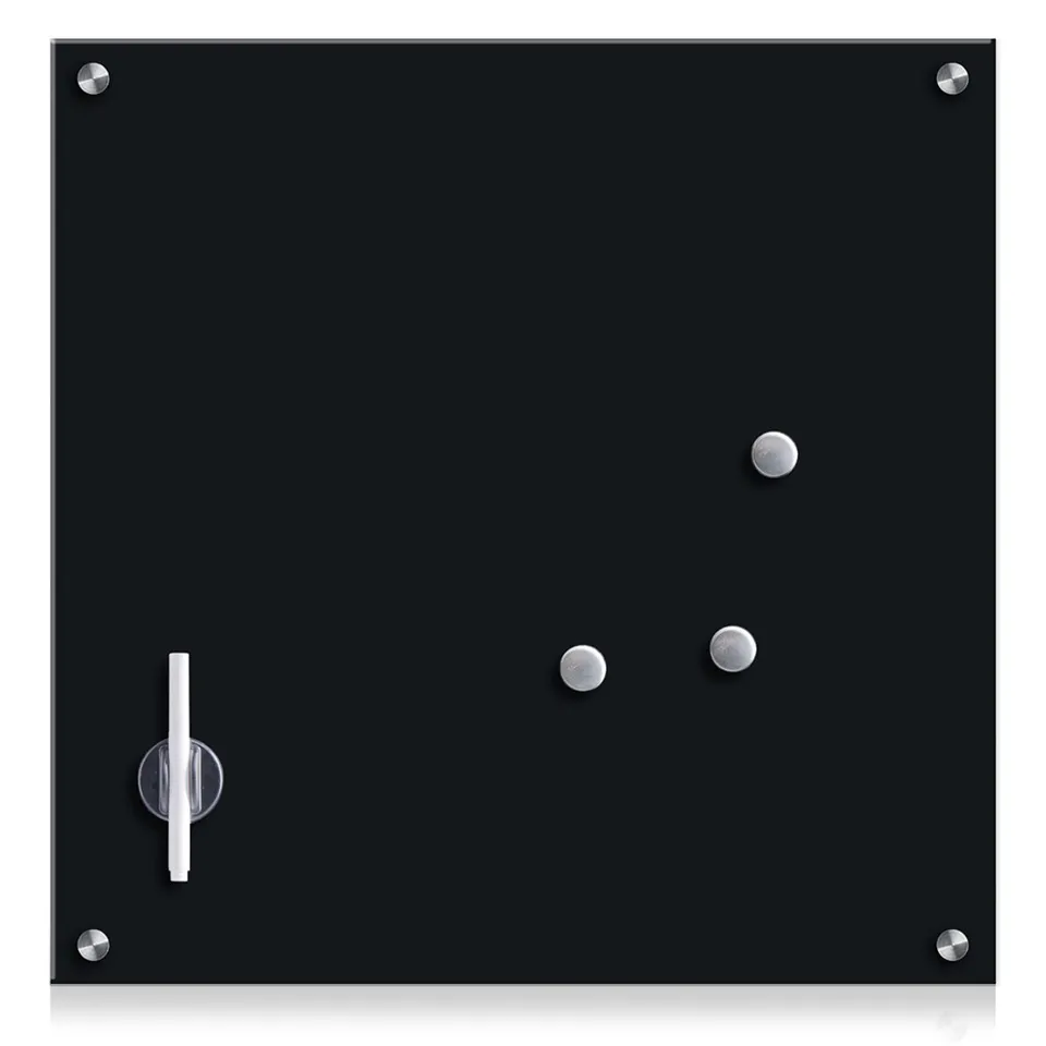 zeller-present-office-memoboard-glas-schwarz-magnetisch-beschreibbar image 1