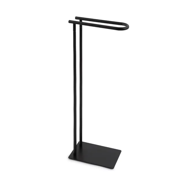 andrea-house-handtuchst-nder-schwarz-metall-freistehend-bad image 1