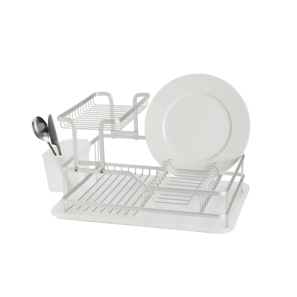 andrea-house-cocina-abtropfgestell-metall-doppel-geschirrkorb image 1