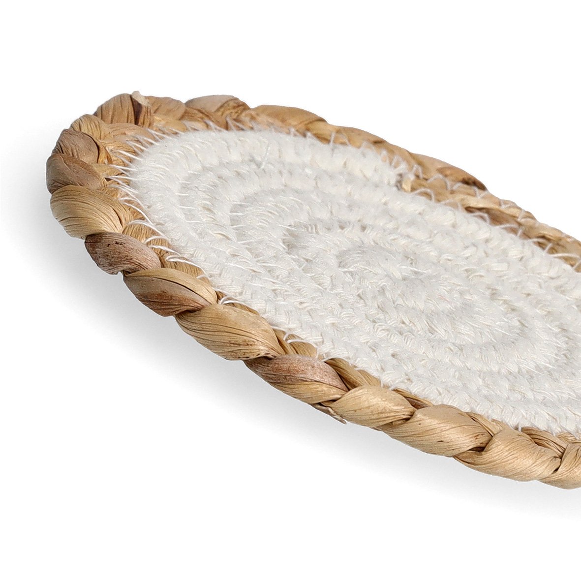 zeller-present-table-glasuntersetzer-boho-kitchen-baumwolle-12cm image 2