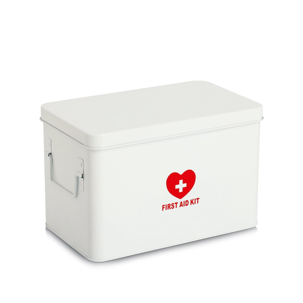zeller-present-home-living-medizinbox-metall-wei image 1