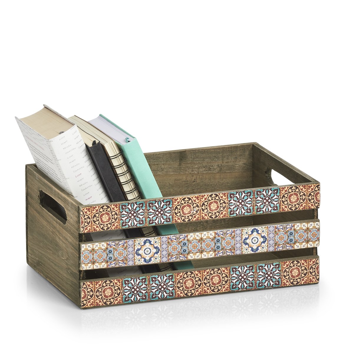 zeller-present-mosaik-deko-kiste-holz-orientalisch image 2