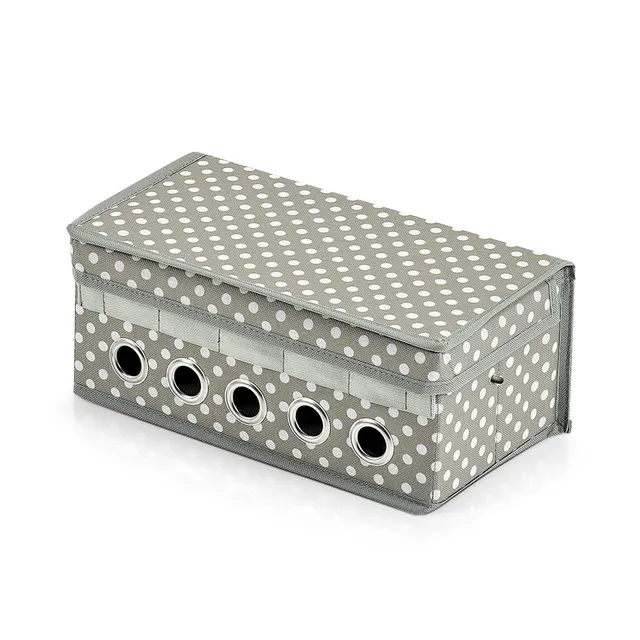 zeller-home-living-geschenkband-box-polyester-f-r-5-rollen image 1