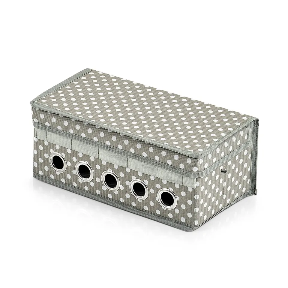 zeller-home-living-geschenkband-box-polyester-f-r-5-rollen image 1