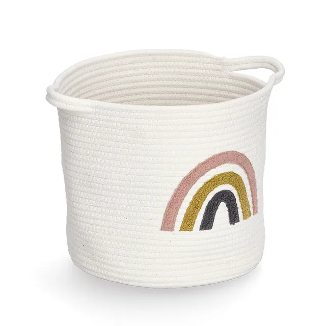 zeller-present-kids-aufbewahrungskorb-rainbow-stoff image 1
