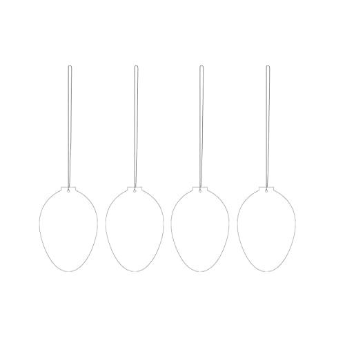 cooee-design-seasonal-osterdeko-edelstahl-wei-4er-set image 5