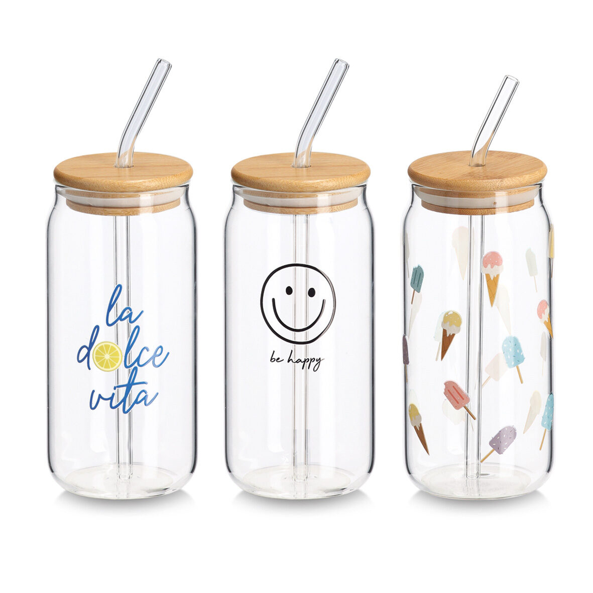 zeller-present-k-che-trinkglas-ice-cream-500-ml-mit-deckel image 2