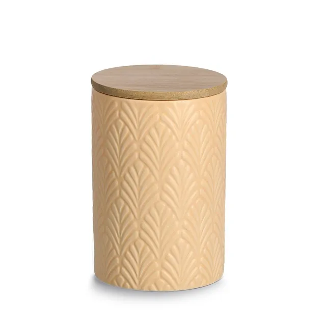 zeller-present-vorratsdose-keramik-bambusdeckel-720-ml image 1