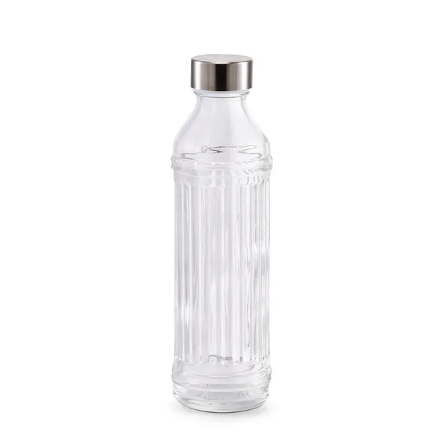 zeller-present-k-che-glasflasche-500-ml-mit-edelstahl-verschluss image 1