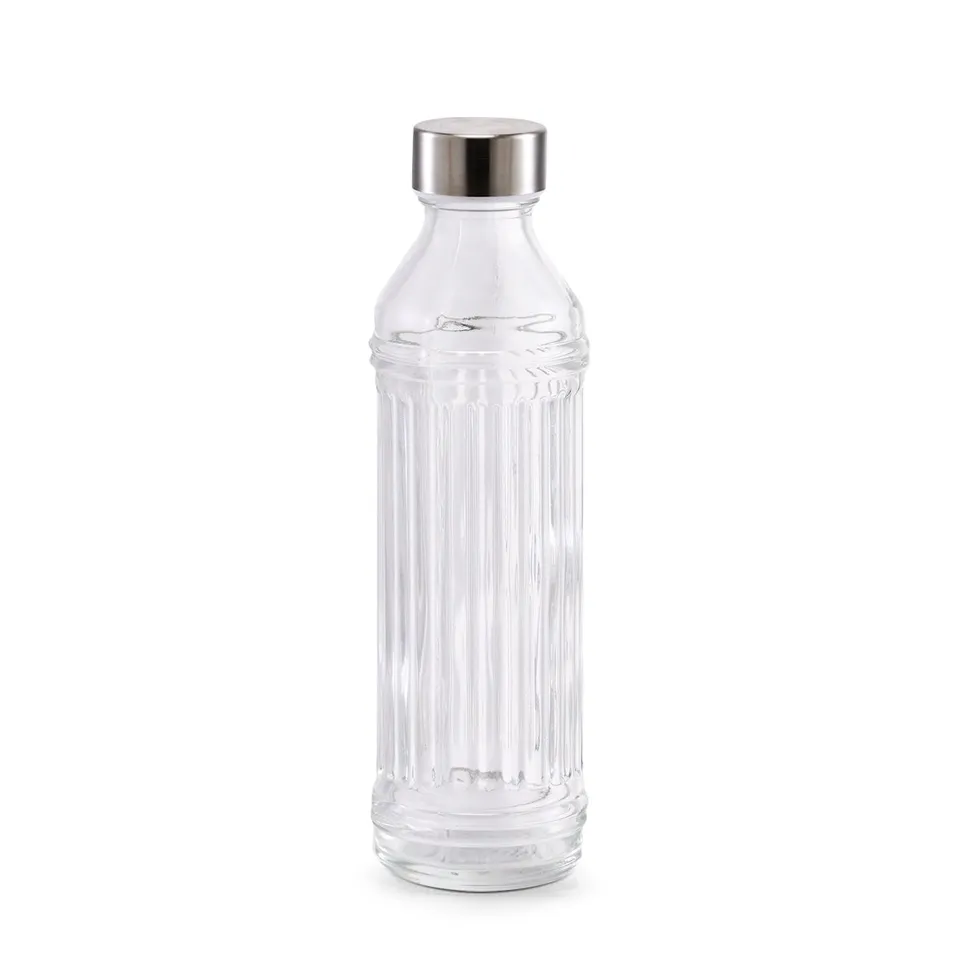 zeller-present-k-che-glasflasche-500-ml-mit-edelstahl-verschluss image 1