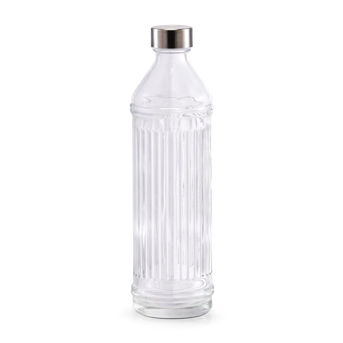 zeller-present-k-che-glasflasche-970-ml-mit-edelstahldeckel image 1