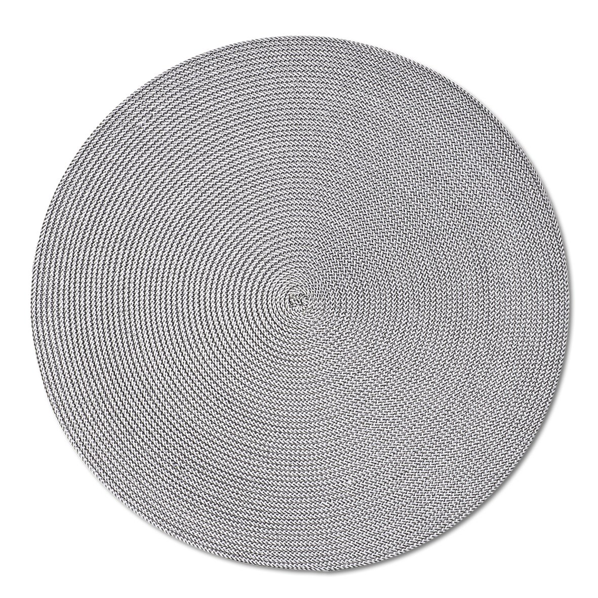 zeller-present-table-platzset-twist-grau-geflochten image 1