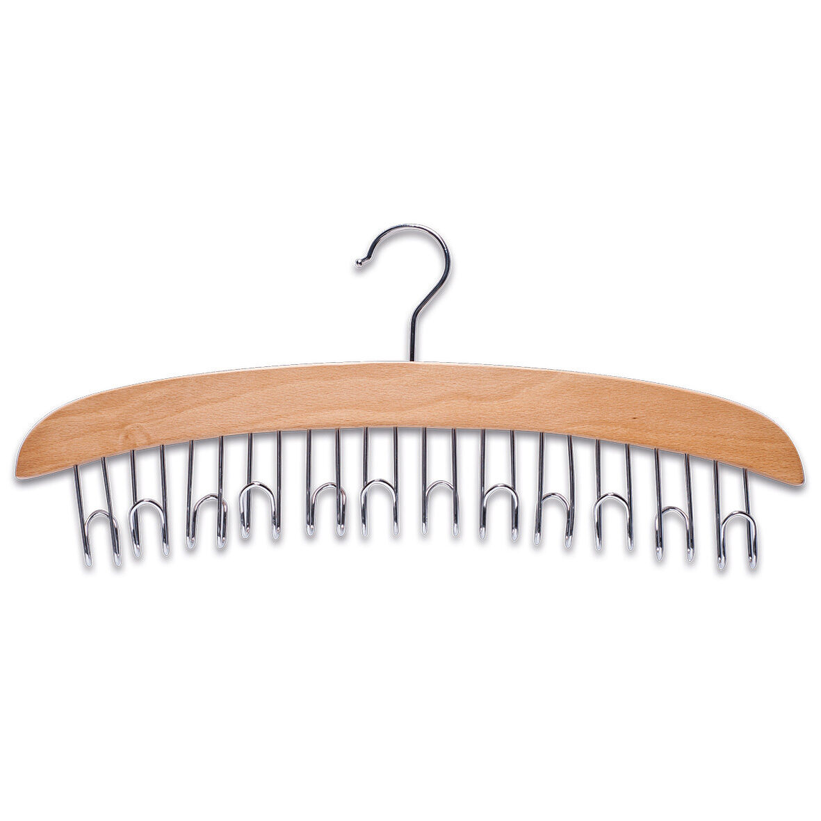 zeller-present-g-rtelhalter-buche-metall-g-rtelaufbewahrung image 1
