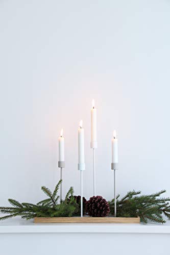 cooee-design-candlestick-kerzenhalter-wei-29-cm-edelstahl image 6
