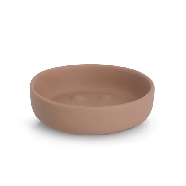 zeller-present-seifenschale-keramik-mocca-mit-noppen image 1