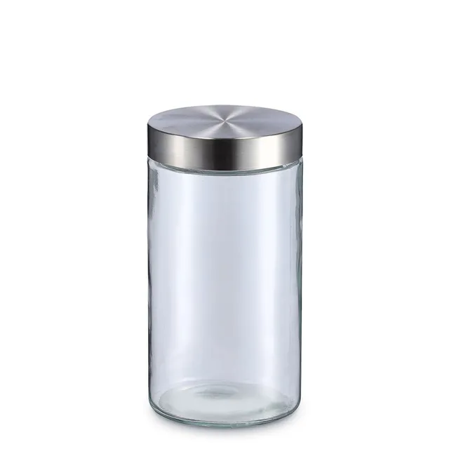 zeller-present-k-che-vorratsglas-edelstahldeckel-1600-ml image 1