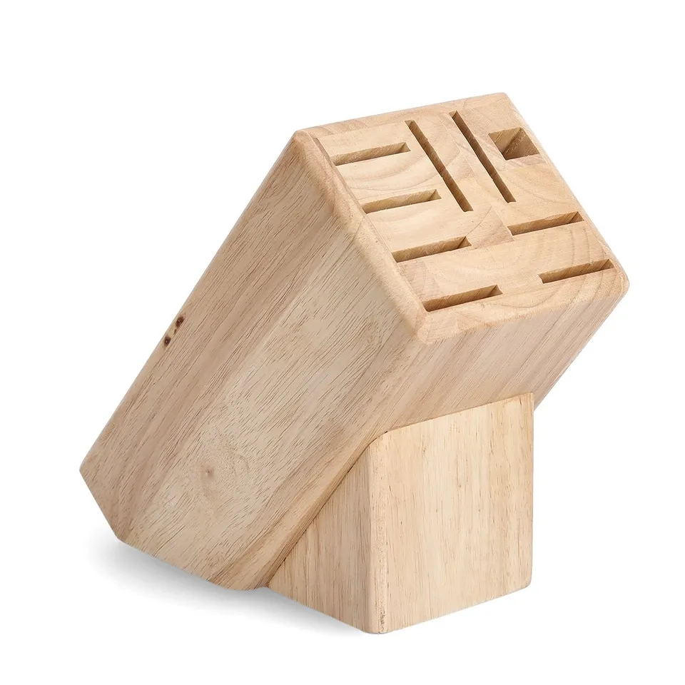 zeller-present-k-che-messerblock-gummibaum-holz image 1