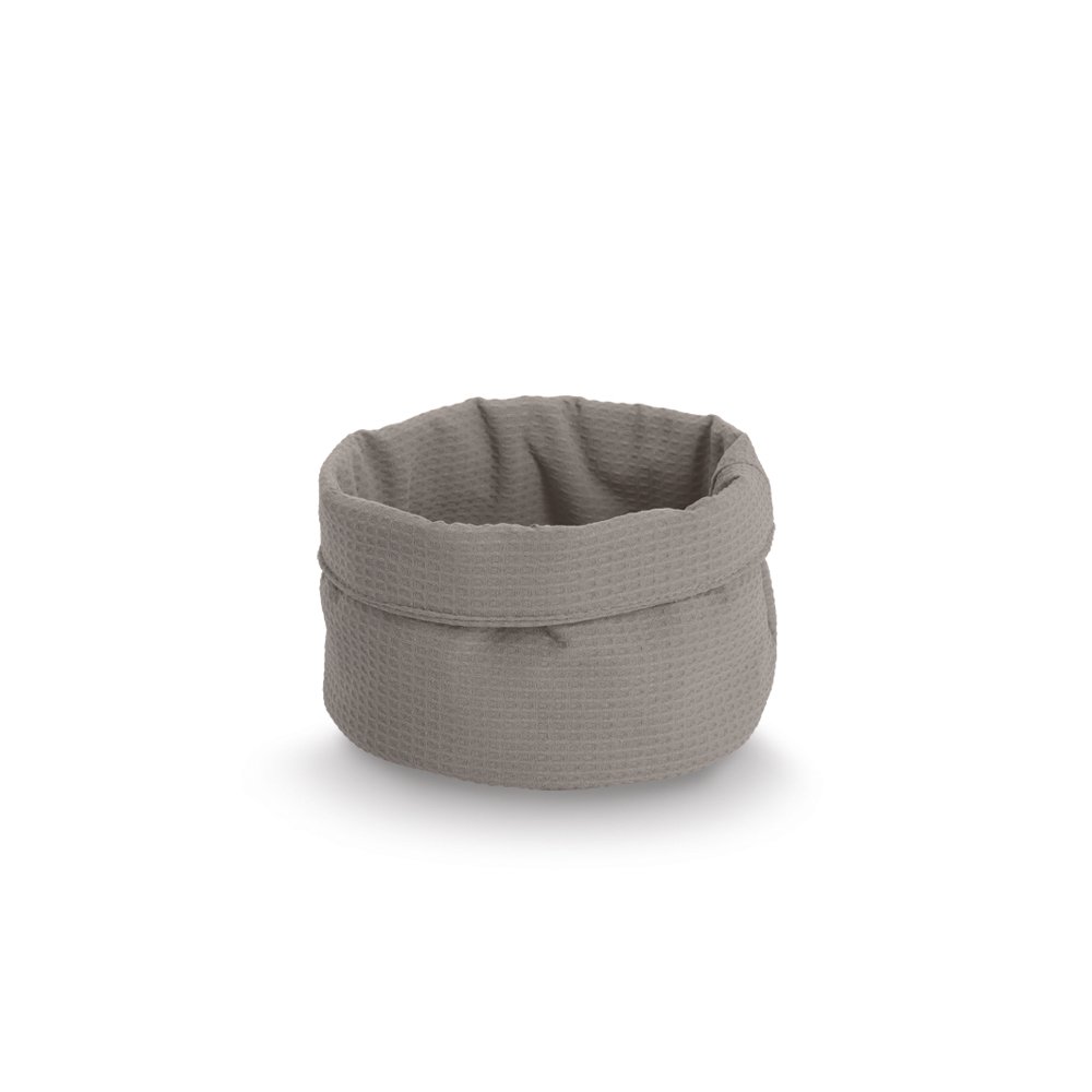 zeller-present-home-living-aufbewahrungskorb-waffelpiqu-taupe image 1