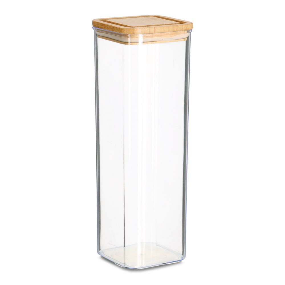 zeller-present-k-che-vorratsdose-bambusdeckel-1900-ml-kunststoff image 1