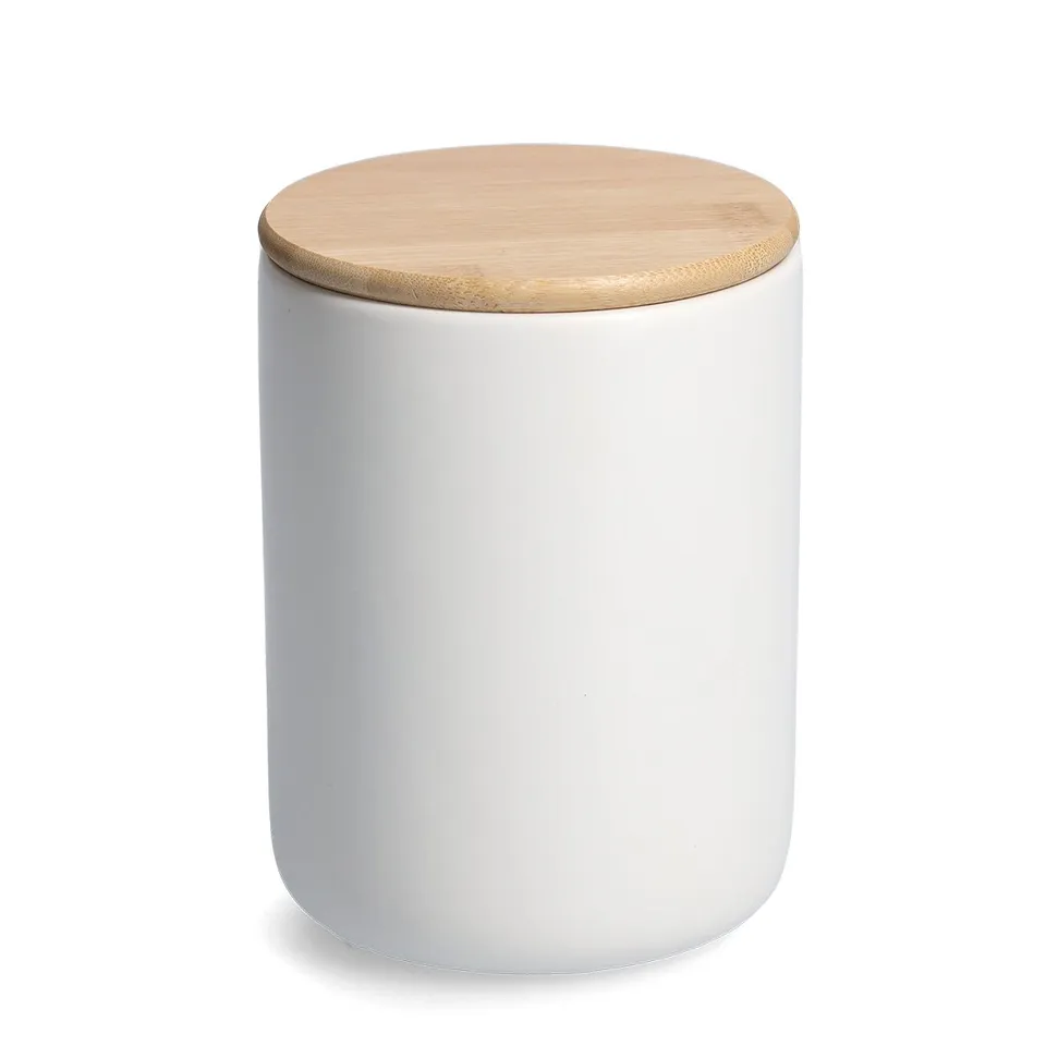 zeller-present-k-che-vorratsdose-1150-ml-keramik-bambusdeckel image 1