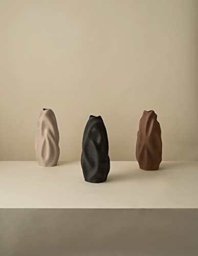 cooee-design-drift-30-cm-vase-steinzeug-pepper-grey-sandig image 4