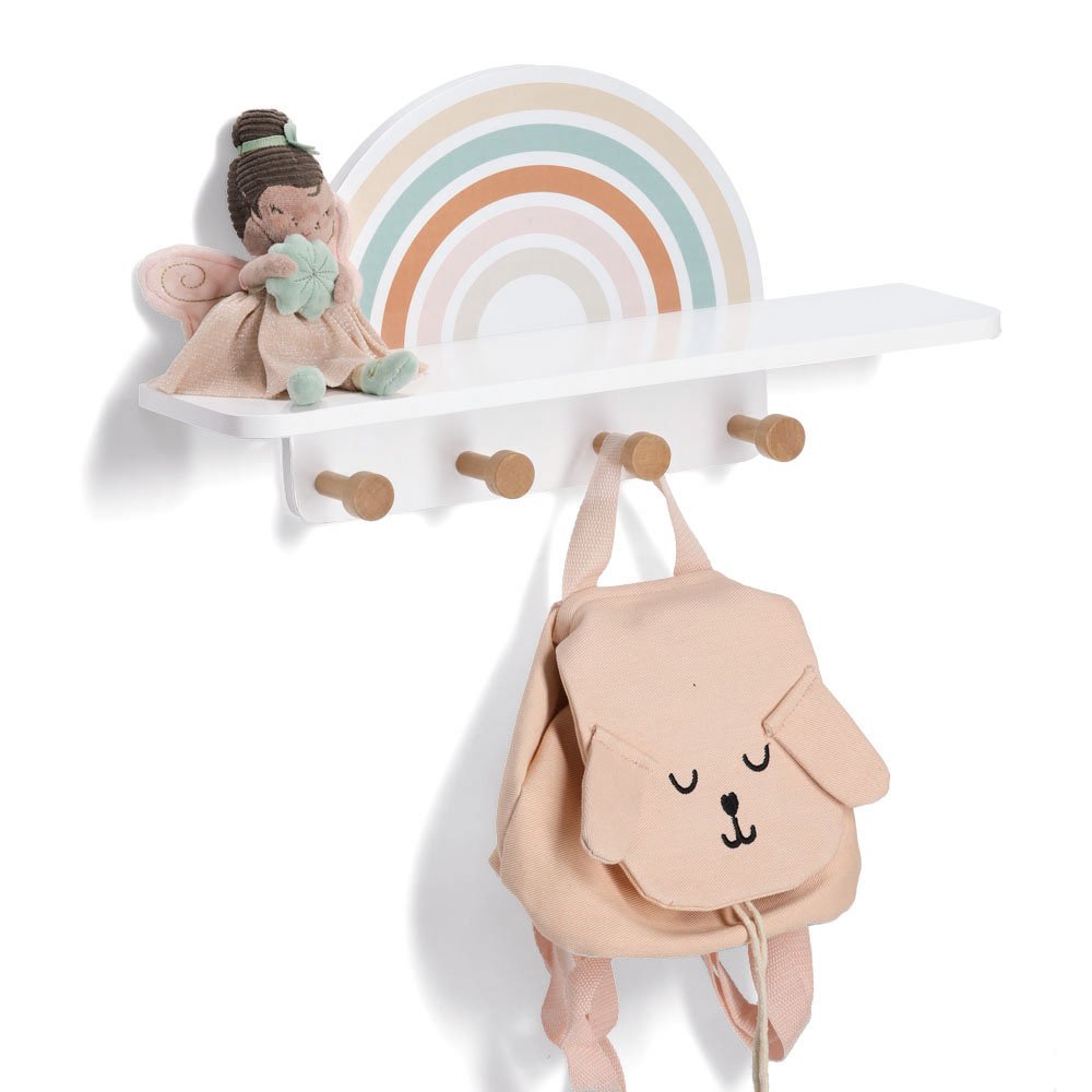 zeller-present-kids-wandgarderobe-rainbow-mdf-kiefer image 2