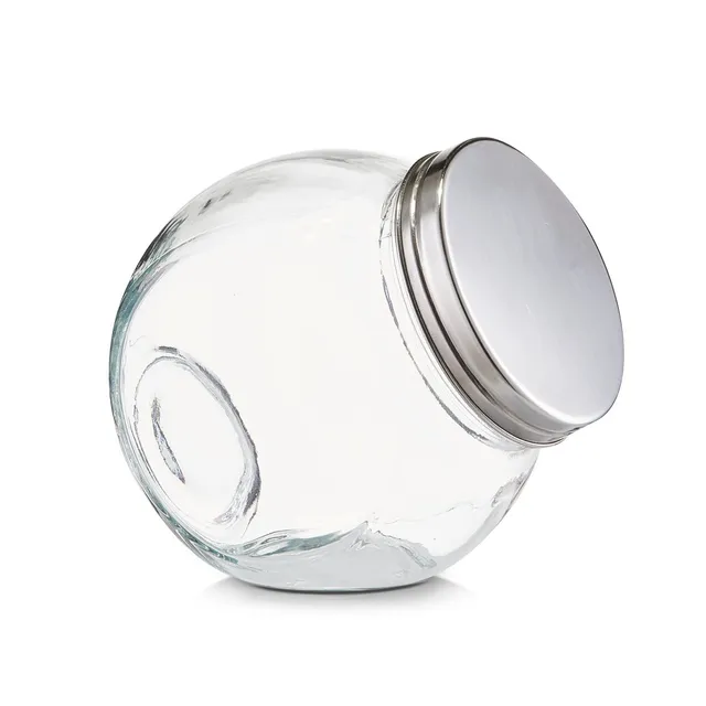 zeller-present-candy-vorratsglas-630-ml-edelstahldeckel image 1