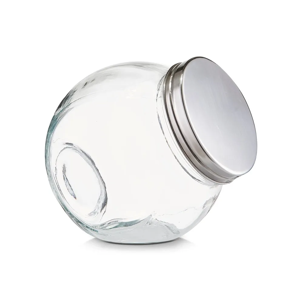 zeller-present-candy-vorratsglas-630-ml-edelstahldeckel image 1