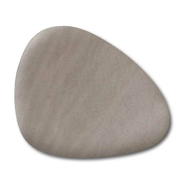 zeller-present-table-platzset-kunstleder-metallic-taupe-curve image 1