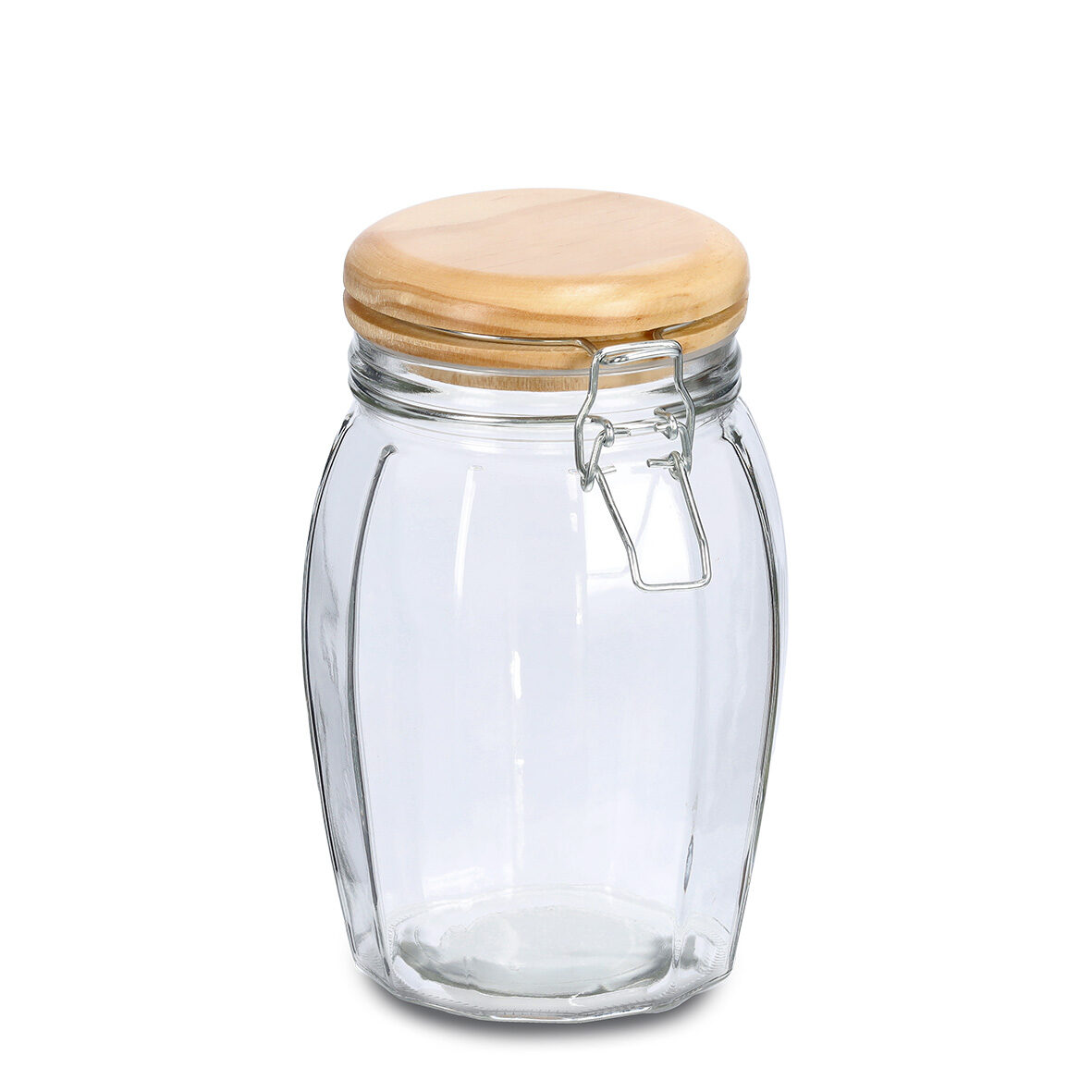 zeller-present-k-che-vorratsglas-mit-b-gelverschluss-1200-ml-kiefer image 1