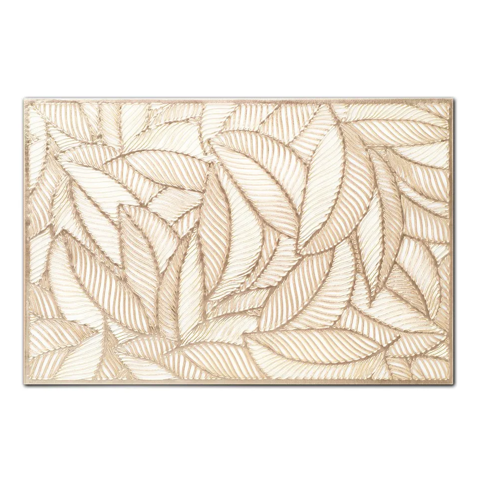 zeller-table-platzset-farn-gold-kunststoff-bl-tter image 1