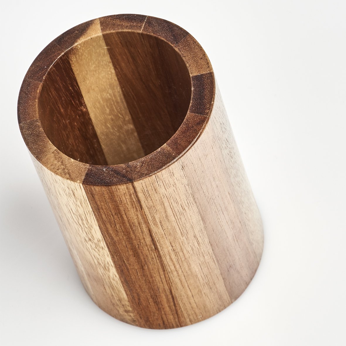 zeller-bad-zahnputzbecher-zahnbecher-akazie-holz image 2
