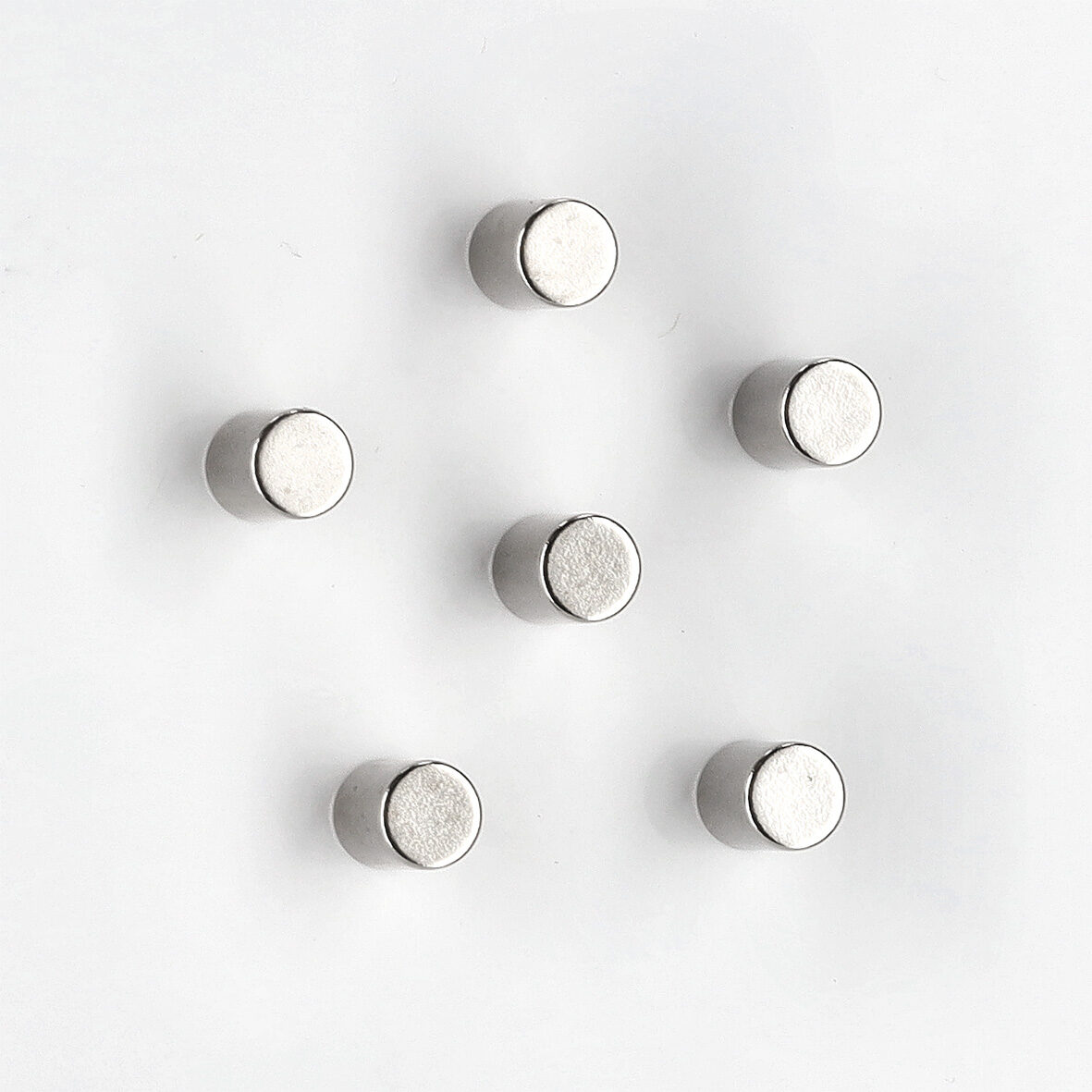 zeller-present-office-magnet-set-6-tlg-extra-stark-edelstahl image 2