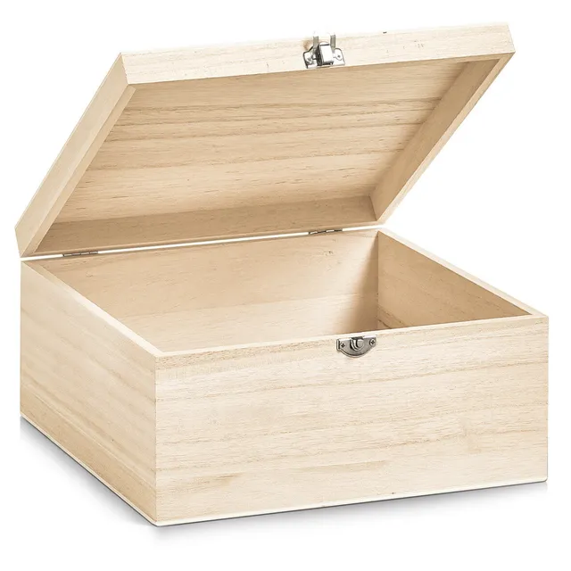 zeller-present-home-living-aufbewahrungsbox-holz-mit-deckel image 1