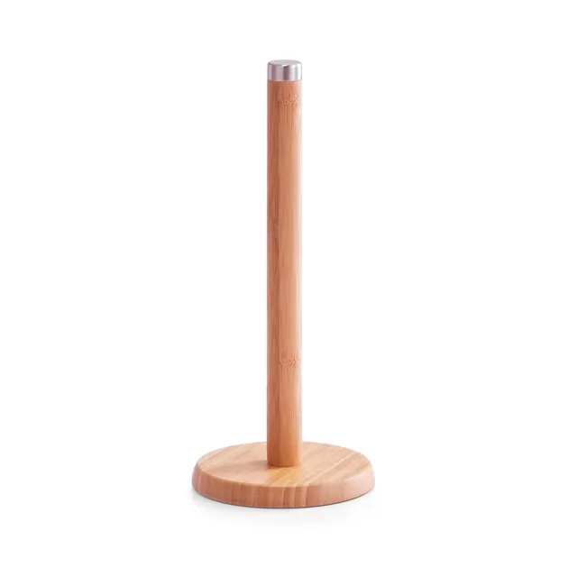 zeller-present-k-che-k-chenrollenhalter-bambus-edelstahl image 1