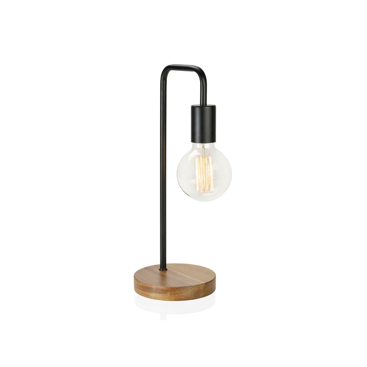 andrea-house-iluminaci-n-tischlampe-schwarz-holz-industrial image 2
