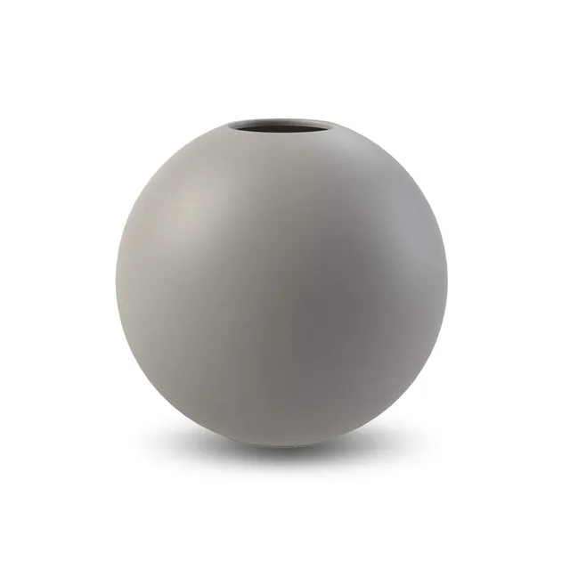 cooee-design-ball-vase-keramikvase-30-cm-grau-matt image 1